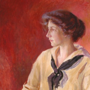 Mary Earl Wood, Woman in Profile (Sailor Suit)